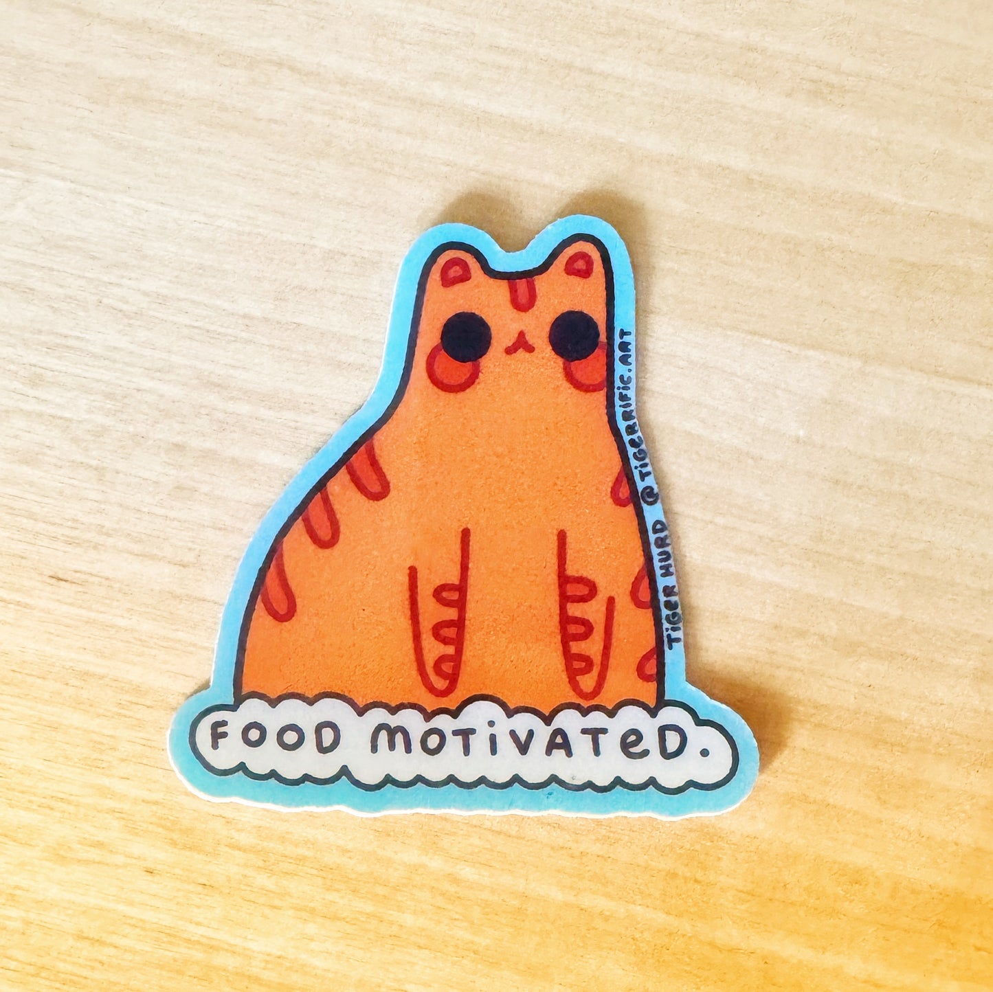 Food Motivated Sticker