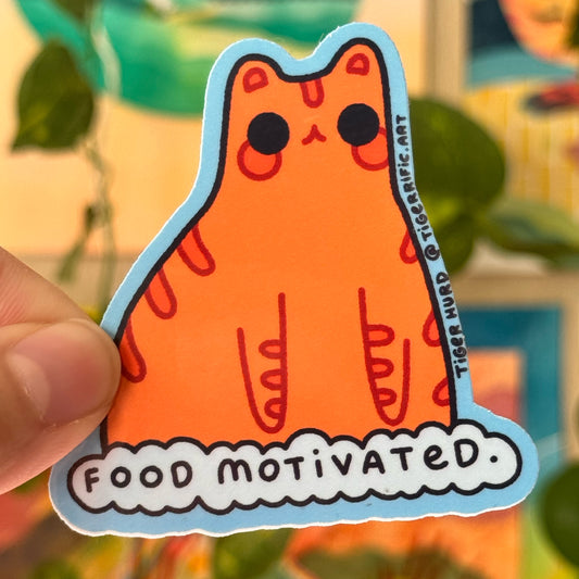 Food Motivated Sticker