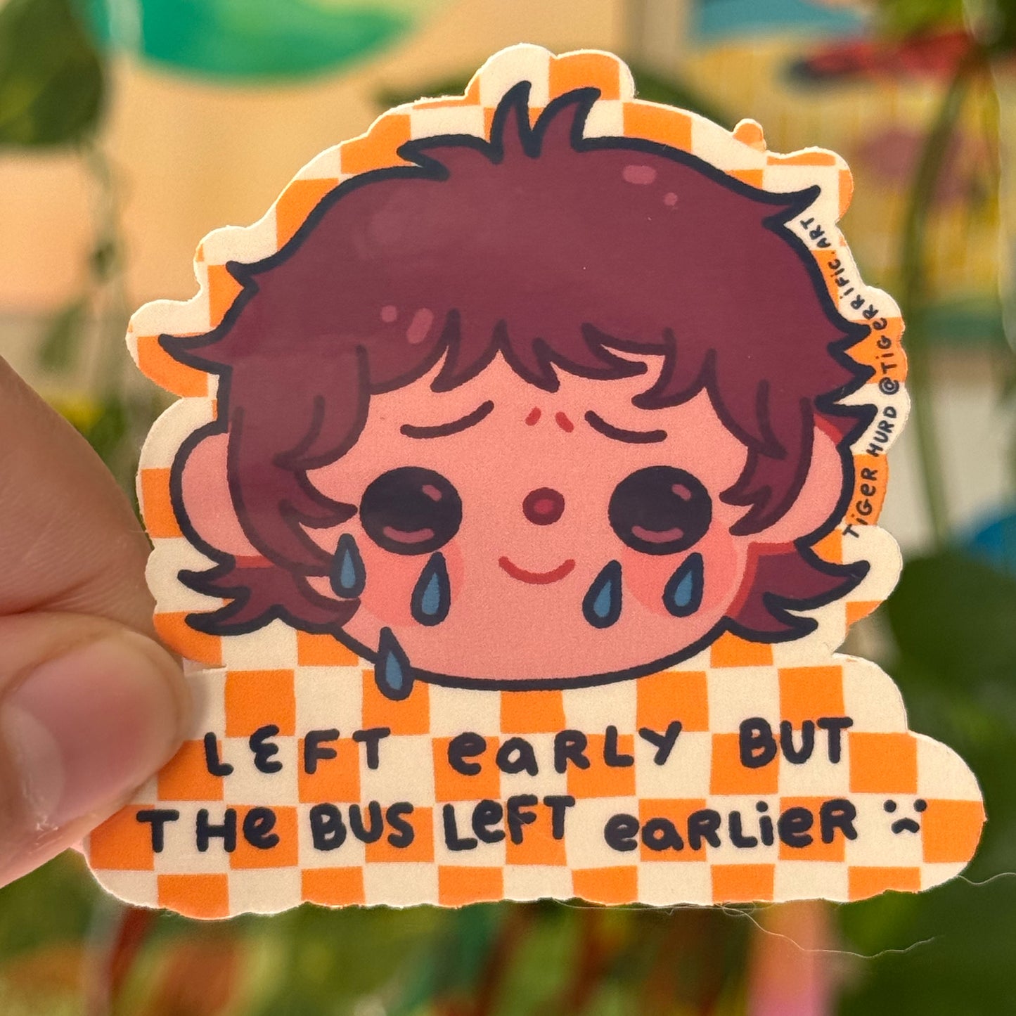 The Bus Left Earlier Sticker