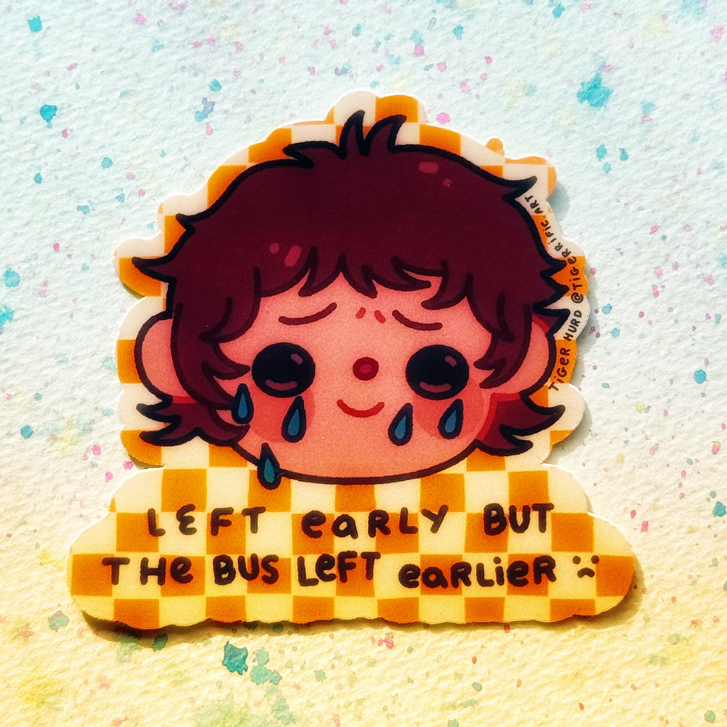 The Bus Left Earlier Sticker